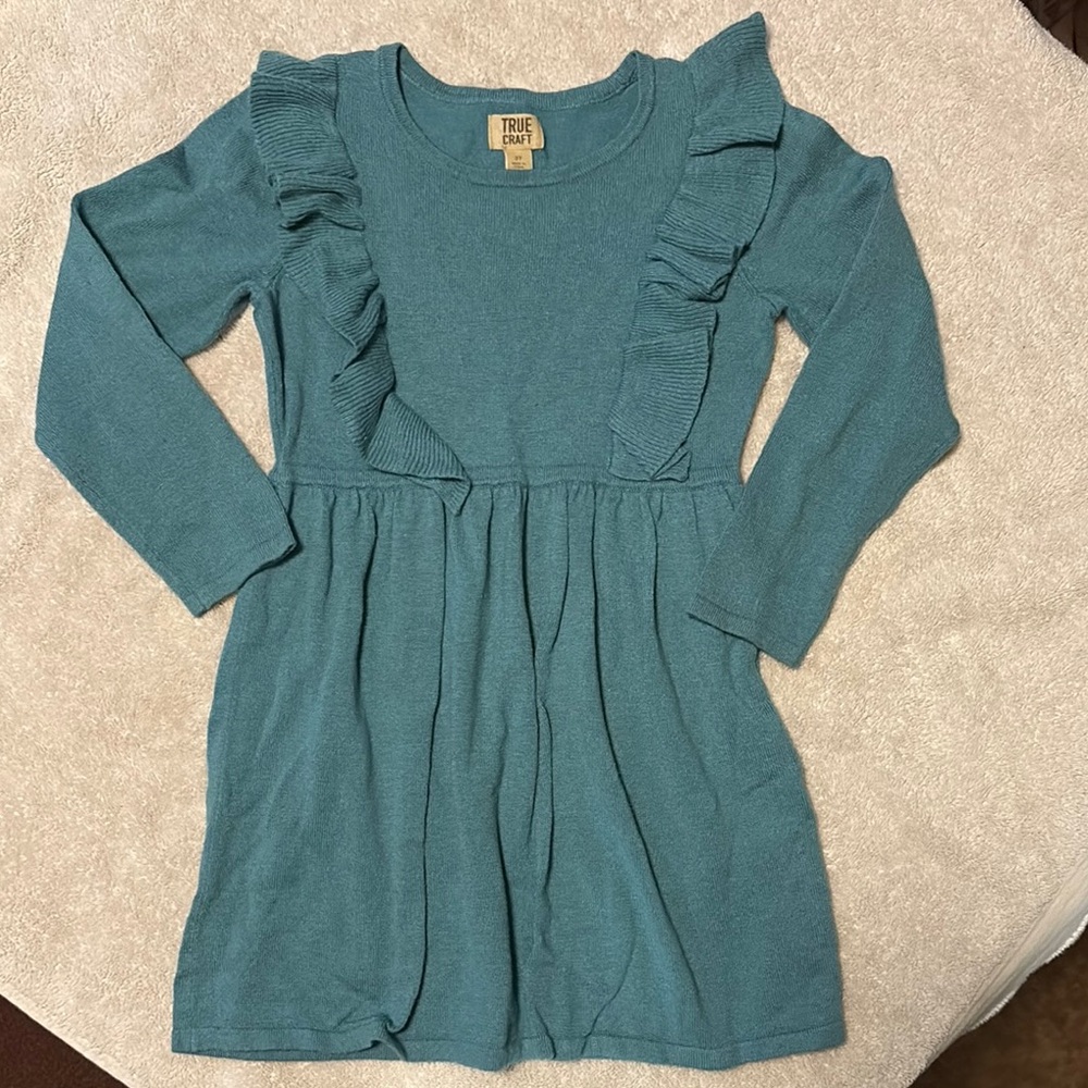 True Craft Teal Knit Top